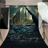 Aperturee - Aperturee Summer Mottled Tree Shadow Tent Sweep Photo Backdrop